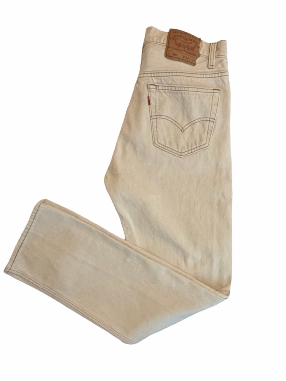 Levi’s Vintage 90’s | Beige Classic Cut 501’s RARE